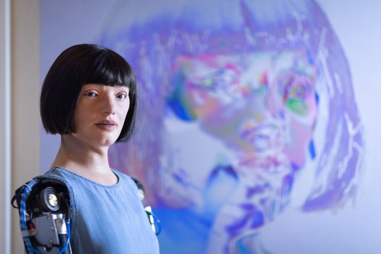 "AI-DA: The World's First Robot Artist" At The Design Museum - Press View