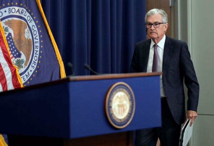 Federal Reserve Chair Powell Holds Press Conference On Interest Rate Announcement