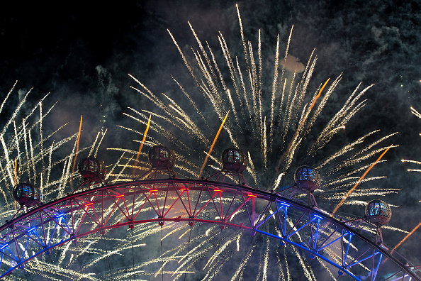 London Celebrates The New Year