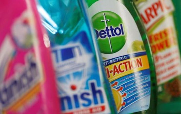 Products produced by Reckitt Benckiser REUTERS/Stephen Hird