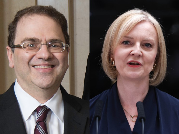 Narayana Kocherlakota and Liz Truss (Left: Author Federal reserve. Right: Author: Prime Minister's Office)