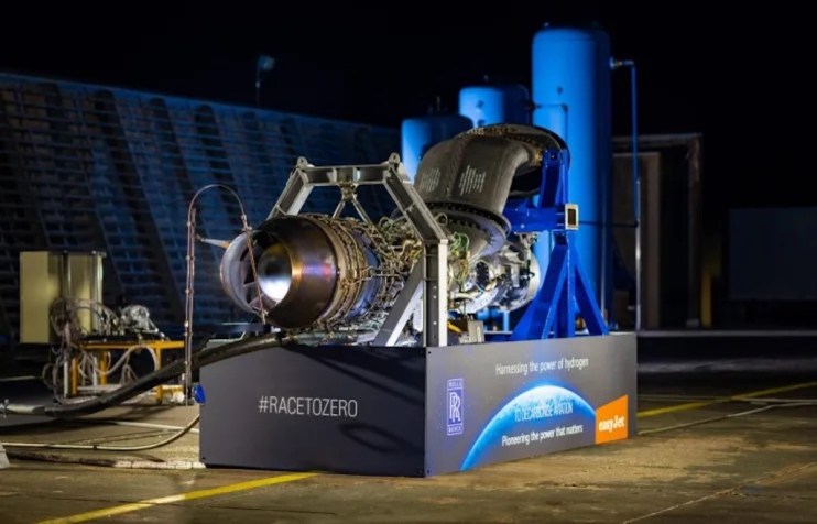 Rolls-Royce and Easyjet have announced the first successful run of a hydrogen-powered engine.&nbsp;(Photo/Easyjet)