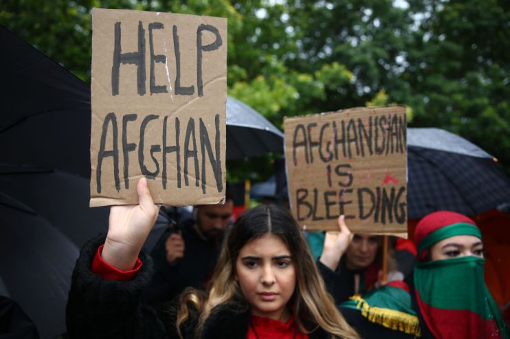 Free Afghanistan, Sanction Pakistan Protest Takes Place In Central London
