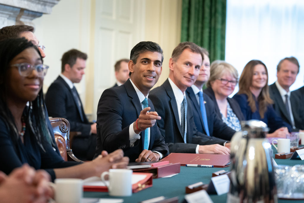 PM Rishi Sunak Holds Meeting Of Newly Formed Cabinet