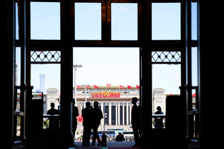 China's Standing Committee Members Of The 20th CPC Central Committee Meet With Press