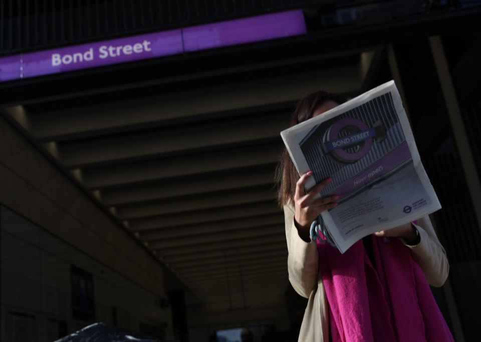 Elizabeth Line's Bond Street Station Opens To The Public
