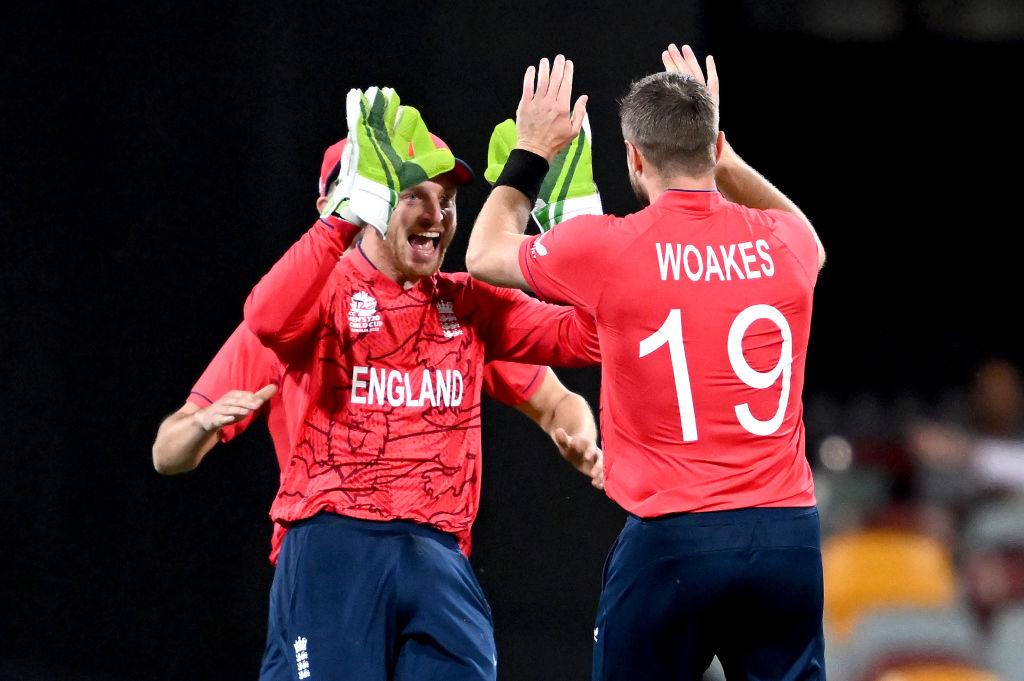 England captain Jos Buttler and Chris Woakes