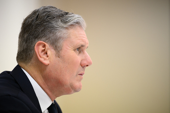 Keir Starmer Meets With Veterans On Armistice Day In North London