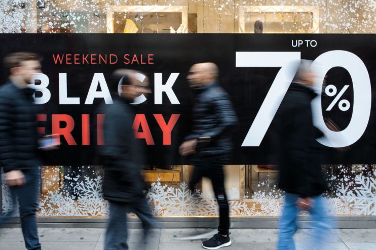 Black Friday Shoppers Hit UK High Streets