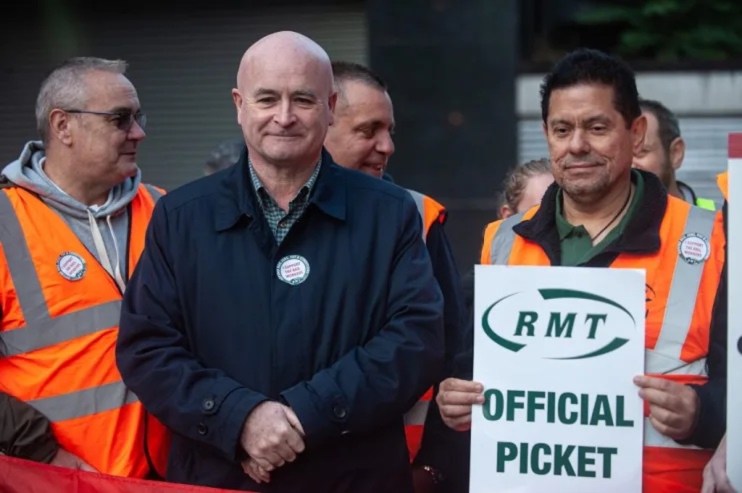 Mick Lynch, secretary general of transport union RMT (Guy Smallman/Getty Images)