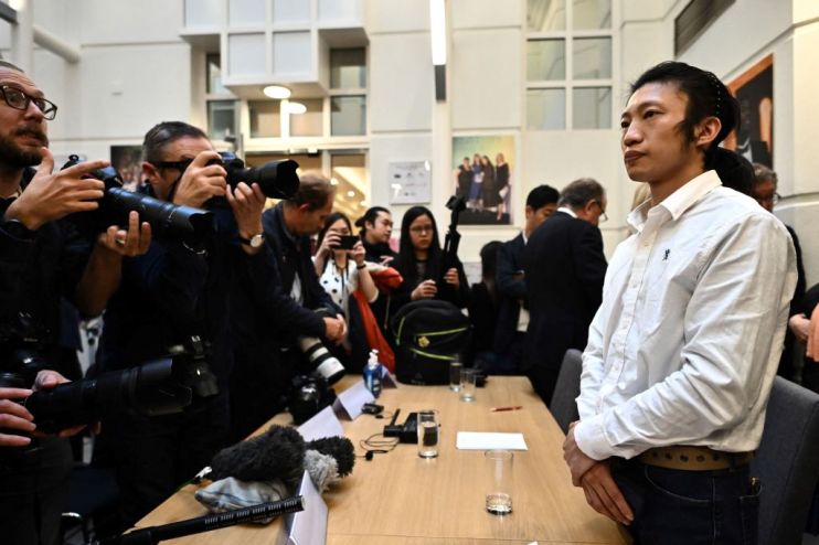 BRITAIN-CHINA-DIPLOMACY-POLICE-POLITICS-DEMO