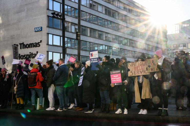 Nurses Strike Over Poor Pay And Conditions
