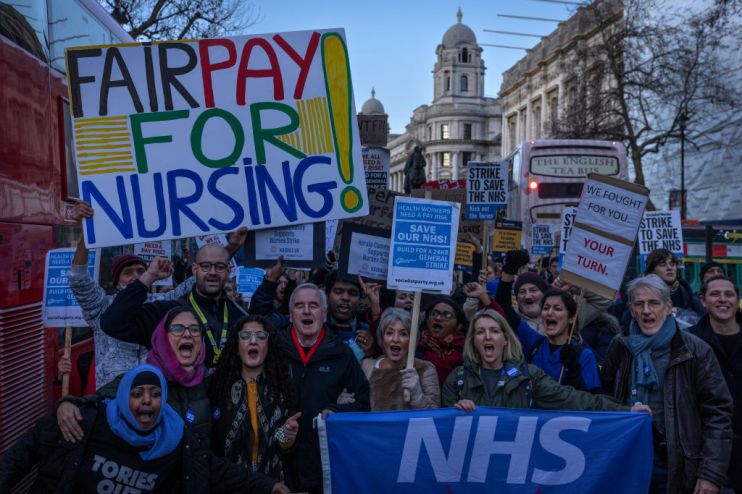 England's Nurses Hold Second Strike Over Pay And Conditions