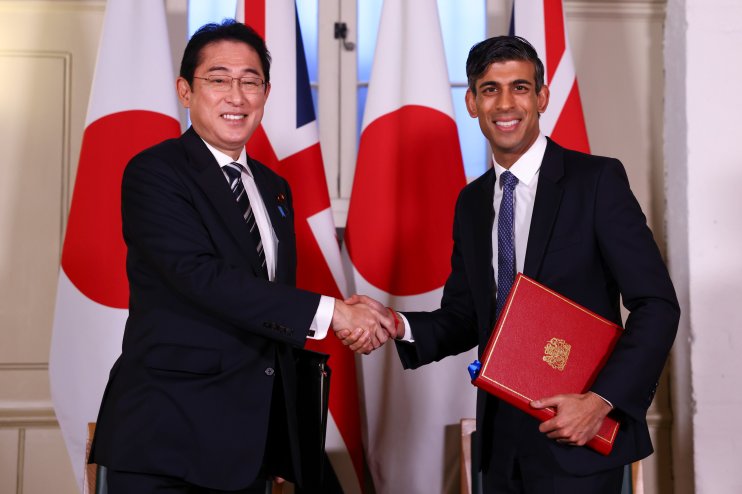 Sunak with the Japanese PM