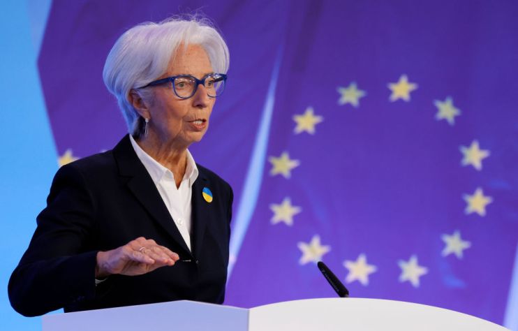 The ECB left interest rates on hold at its March meeting, warning that price pressures remain high "owing to strong growth in wages".