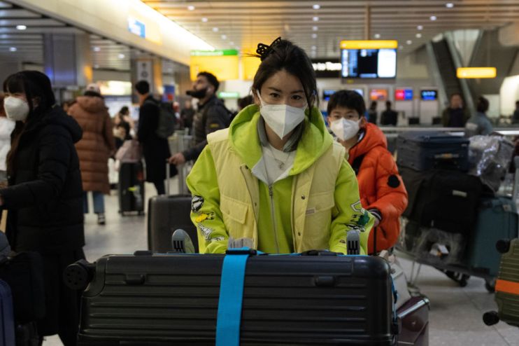 Arrivals from Covid-hit China will need to show a negative test to get into the UK