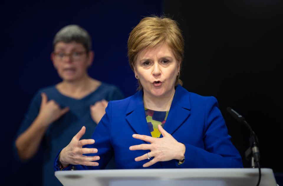 First Minister Nicola Sturgeon Holds NHS Press Conference