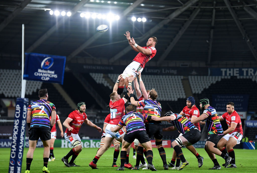 Champions Cup action shot