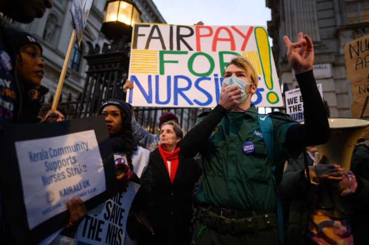 Research from the Institute for Fiscal Studies (IFS), shows that public sector pay at the 75th percentile - for those earning more than three-quarters of public sector workers - is now eight per cent lower in real terms than in 2007.