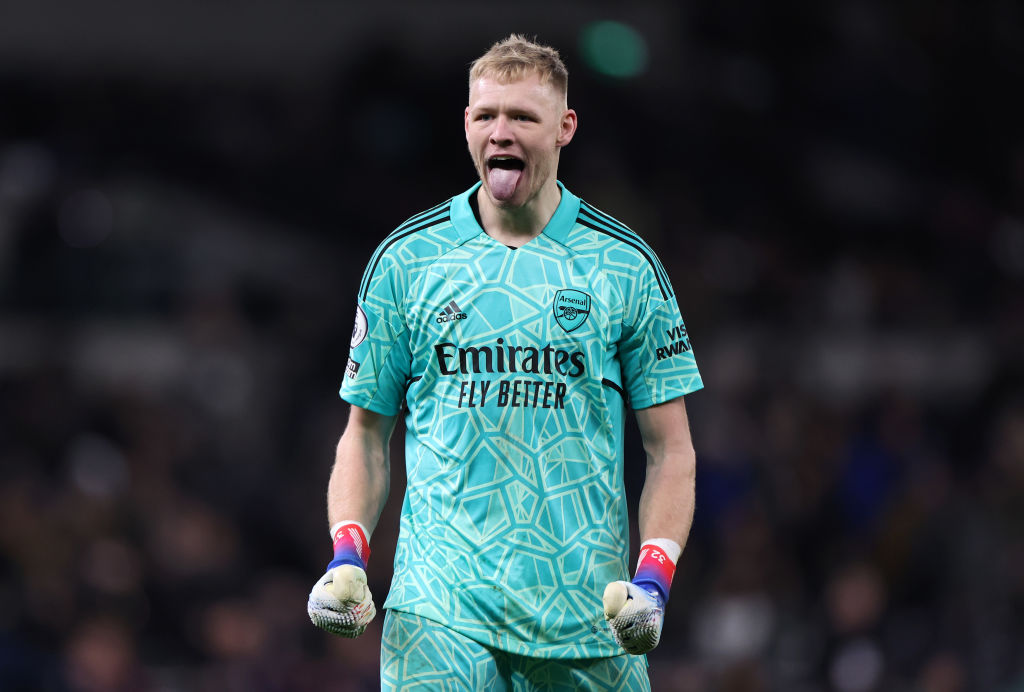 Ramsdale was kicked by a Tottenham fan at full-time in Arsenal's 2-0 Premier League win