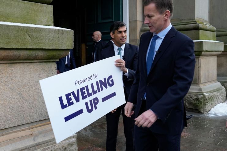 Rishi Sunak And Jeremy Hunt Visit Lancashire And County Durham