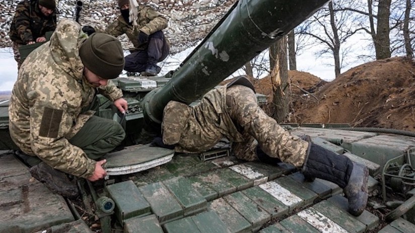 Russian troops launched some 109 drones and five missiles across Ukraine overnight and into Saturday. (Photo by John Moore/Getty Images)
