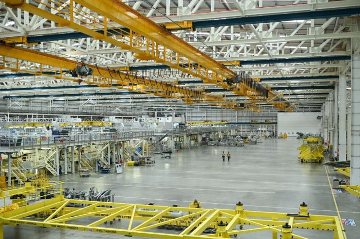 Boris Johnson Visits Airbus Manufacturing Facility In North Wales