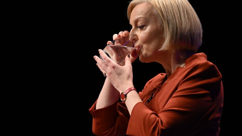 Liz Truss Delivers Her Leader's Speech To Party Conservative Party Conference
