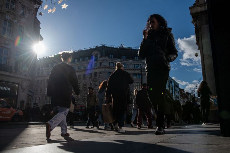 The Easter bank holiday weekend was not enough to help significantly drive footfall in March, as wet British weather put another dampener on high street recovery.