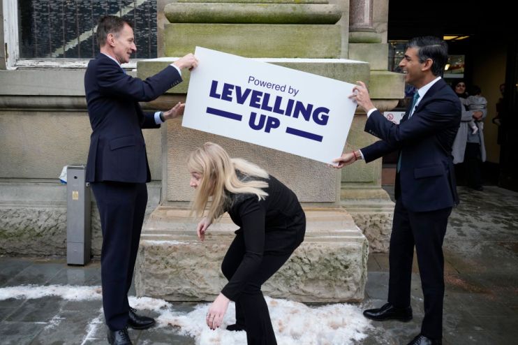 Rishi Sunak And Jeremy Hunt Visit Lancashire And County Durham