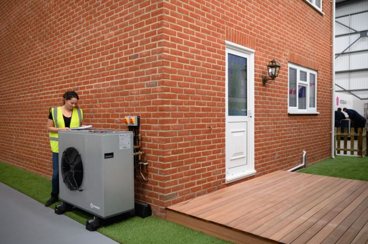The National Infrastructure Commission has backed heat pumps over hydrogen boilers (Photo by Leon Neal/Getty Images)