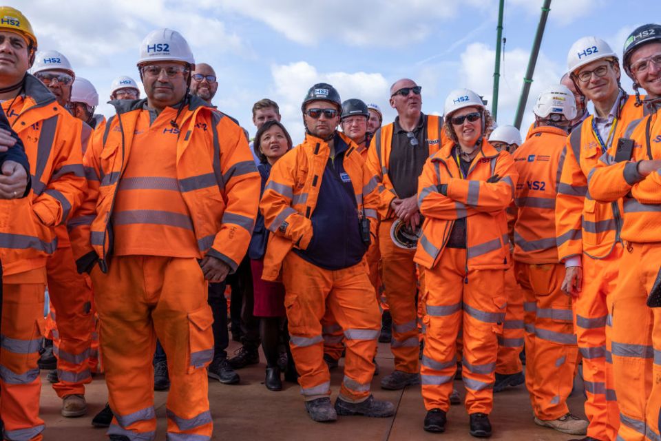 HS2 Launches Their First Giant Tunnel Boring Machine