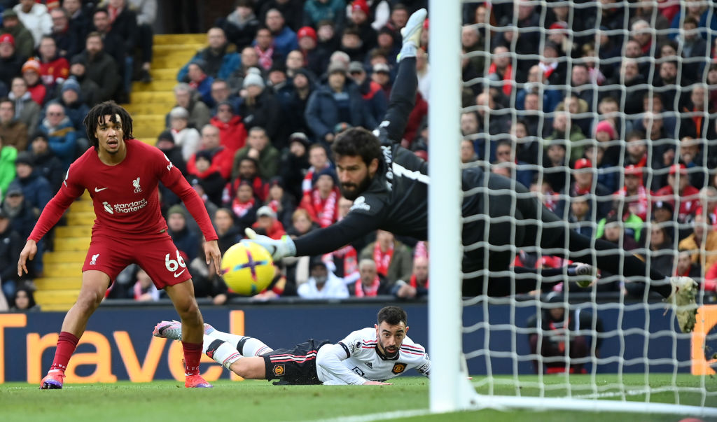 Manchester United attacking midfielder Bruno Fernandes is set to avoid punishment from the Football Association (FA) despite appearing to make contact with a referee’s assistant during his side’s humiliation 7-0 loss to Liverpool at Anfield.