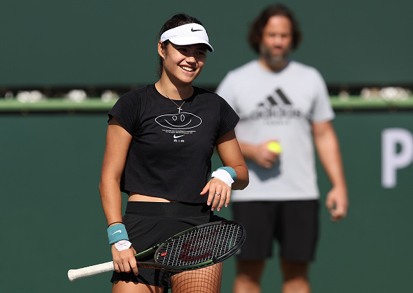 British No1 women's tennis star Emma Raducanu could pull out of her Indian Wells opener tonight with a wrist injury.