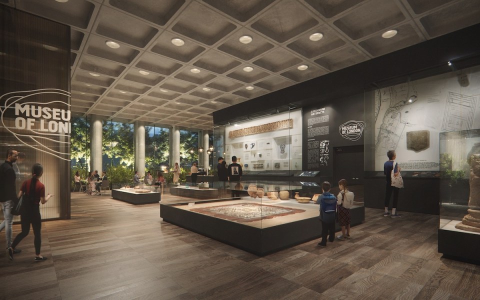 Roman London showcased in the new 32-storey building