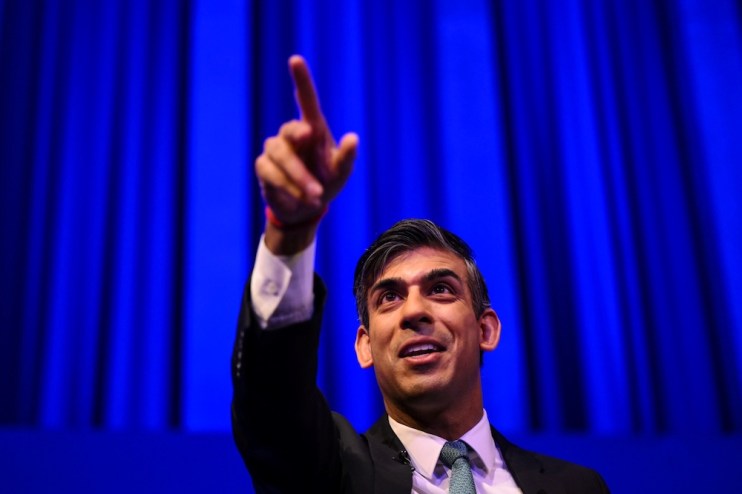 Prime Minister Rishi Sunak during a Business Connect event in London. Photo: PA
