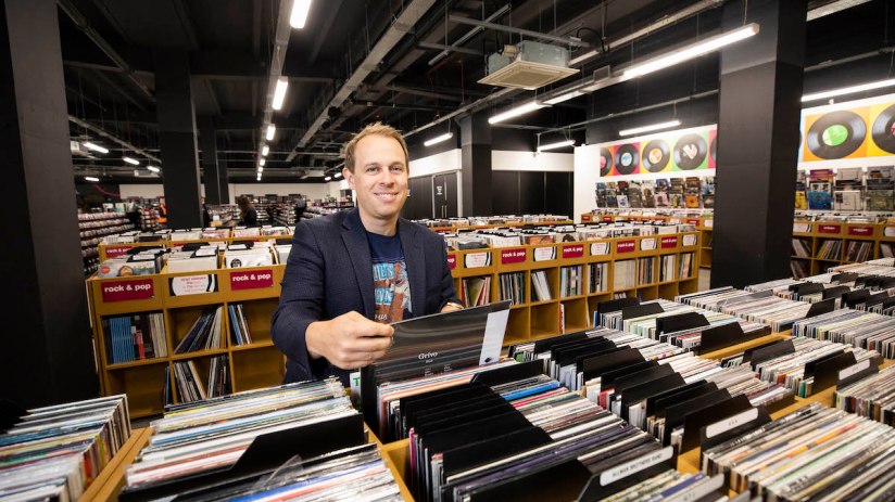 Owner of hmv, Doug Putman ahead of the official launch event of the hmv Vault in Birmingham - Europe&rsquo;s biggest (Fabio De Paola/PA Wire)