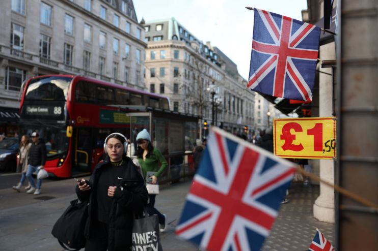 Shoppers Visit The January Sales In Central London