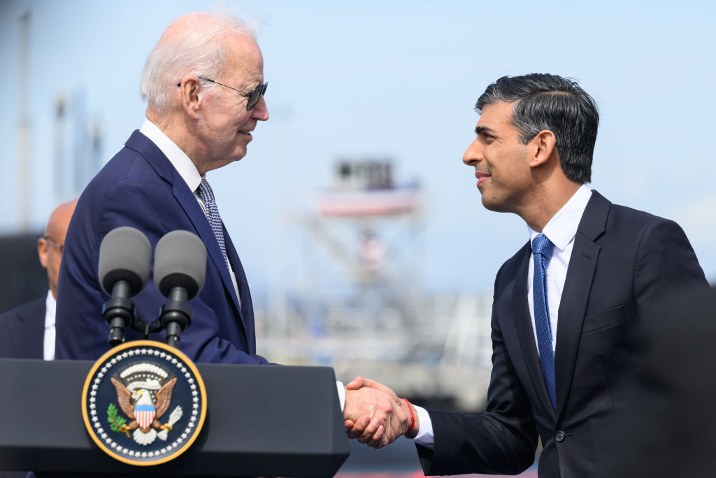 Rishi Sunak Attends San Diego AUKUS Meeting