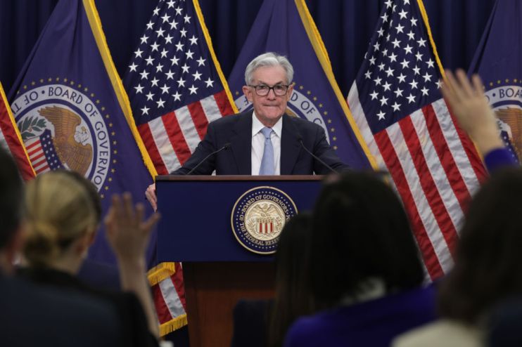 Federal Reserve Chair Jerome H. Powell Holds News Conference At Federal Open Market Committee Meeting