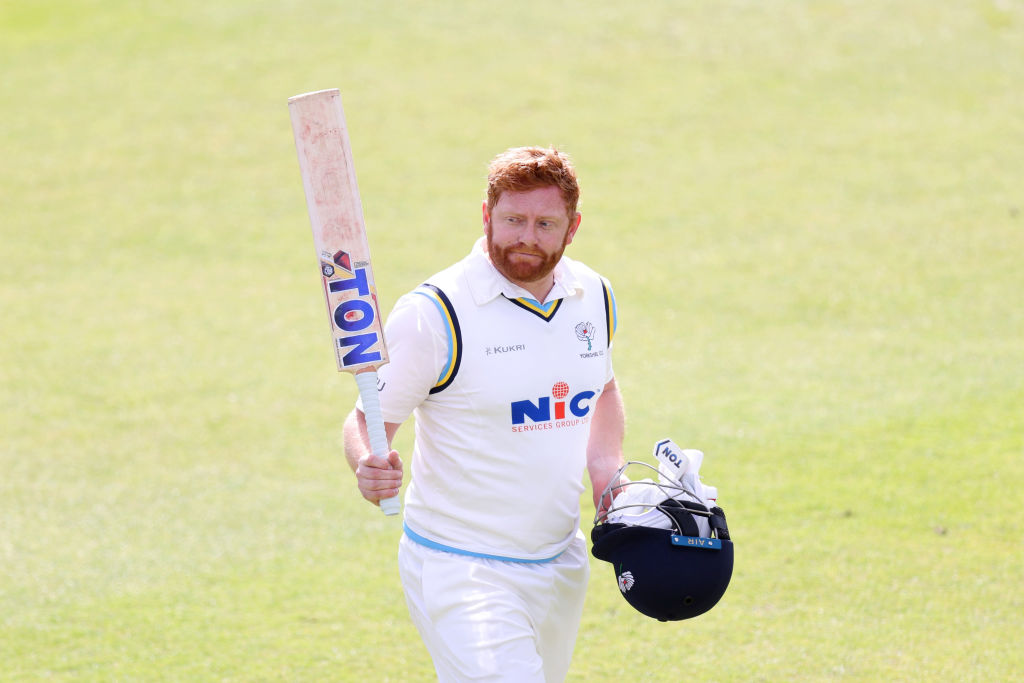 Jonny Bairstow fell just short of a century as the wicketkeeper returned to action for the first time since August ahead of this summer&rsquo;s Ashes.