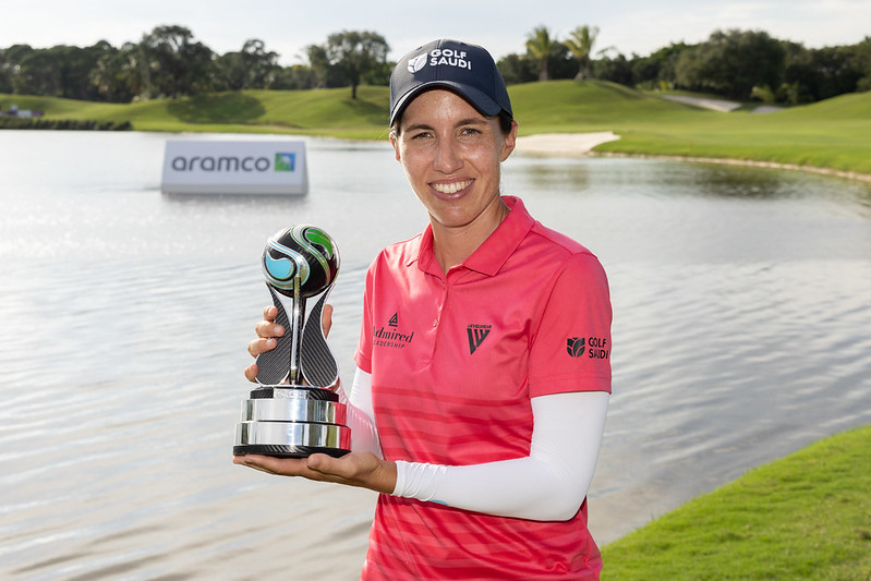 Carlota Ciganda won her seventh European Tour title at the Aramco Team Series in Florida on Sunday (Image: LET)