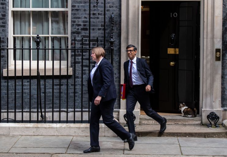 Rishi Sunak Attends PMQ's
