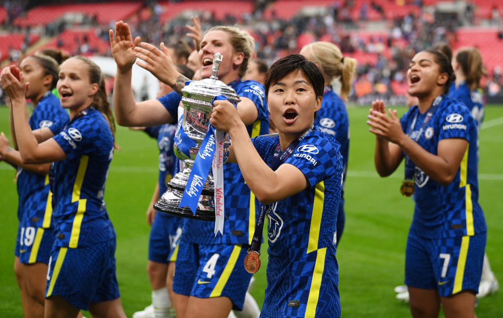 Chelsea received &pound;25,000 in prize money for winning the Women's FA Cup final last year but could bank &pound;100,000 on Sunday against Manchester United