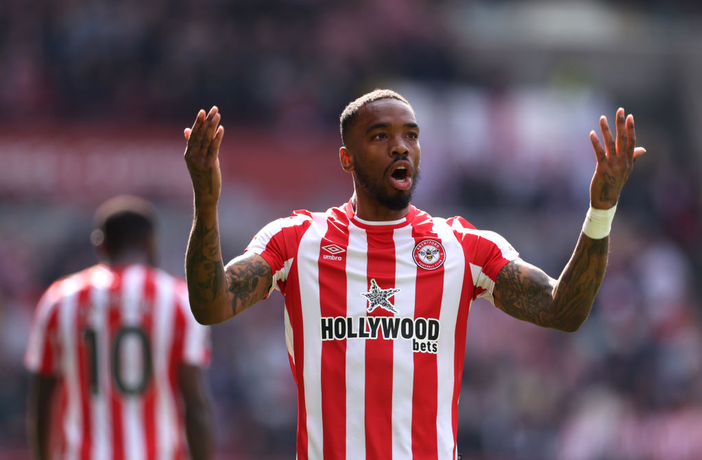 Ivan Toney won't be appearing in a Brentford shirt, which bears the name of a betting company, until next year as a result of his ban