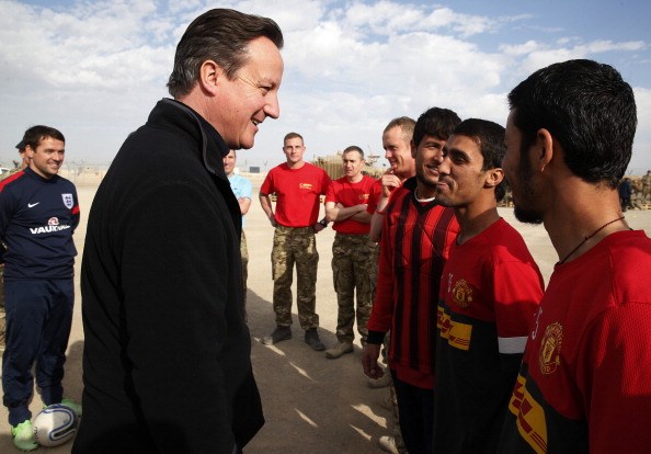 David Cameron Visits Troops In Afghanistan
