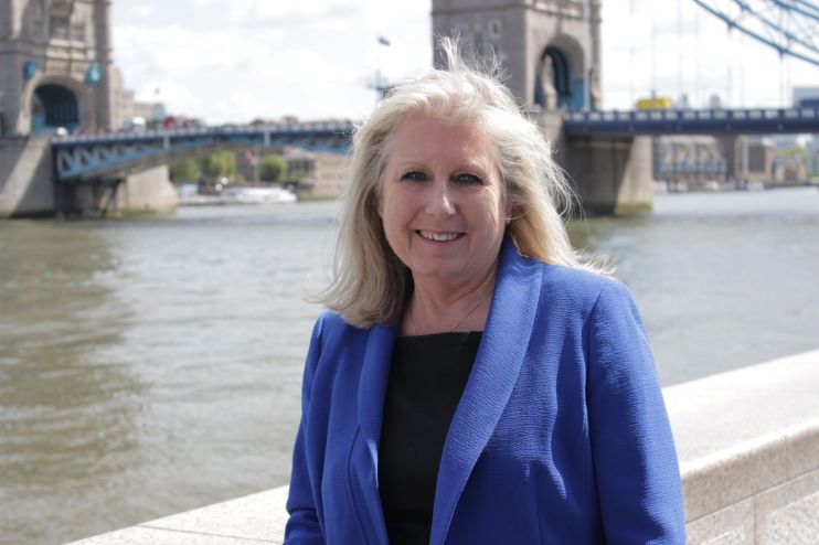 Susan Hall promised to be the first &ldquo;female Labour mayor&rdquo; of London in a slip of the tongue at the Conservative Party Conference.