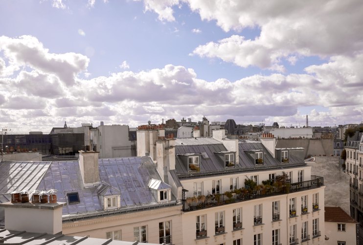 Paris from the Hotel du Sentier