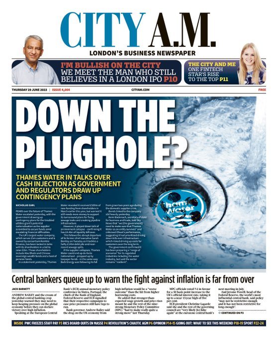 Today's front page 