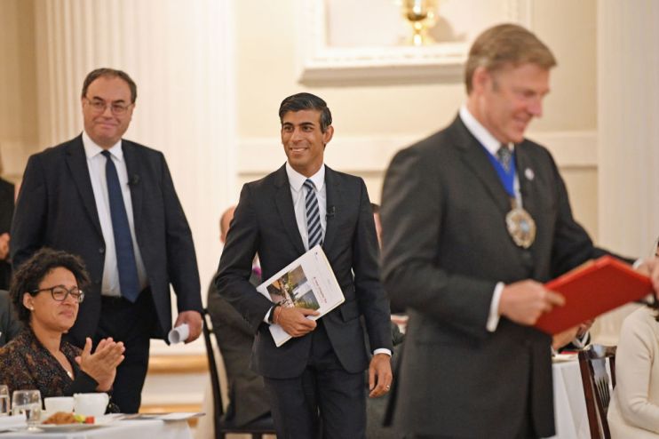 Rishi Sunak Delivers 'Mansion House' Speech At The Professional And Financial Services Dinner